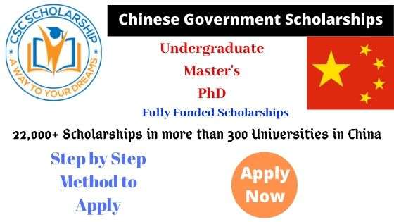 phd scholarship chinese studies