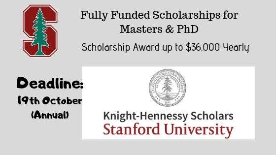 Knight Hennessy Scholarship at Stanford University, USA