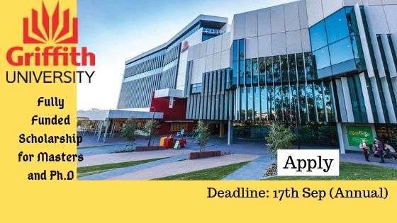 Griffith University Scholarship in Australia – Fully Funded