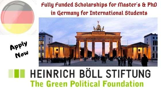 Heinrich Boll Scholarships in Germany | Master's & PhD